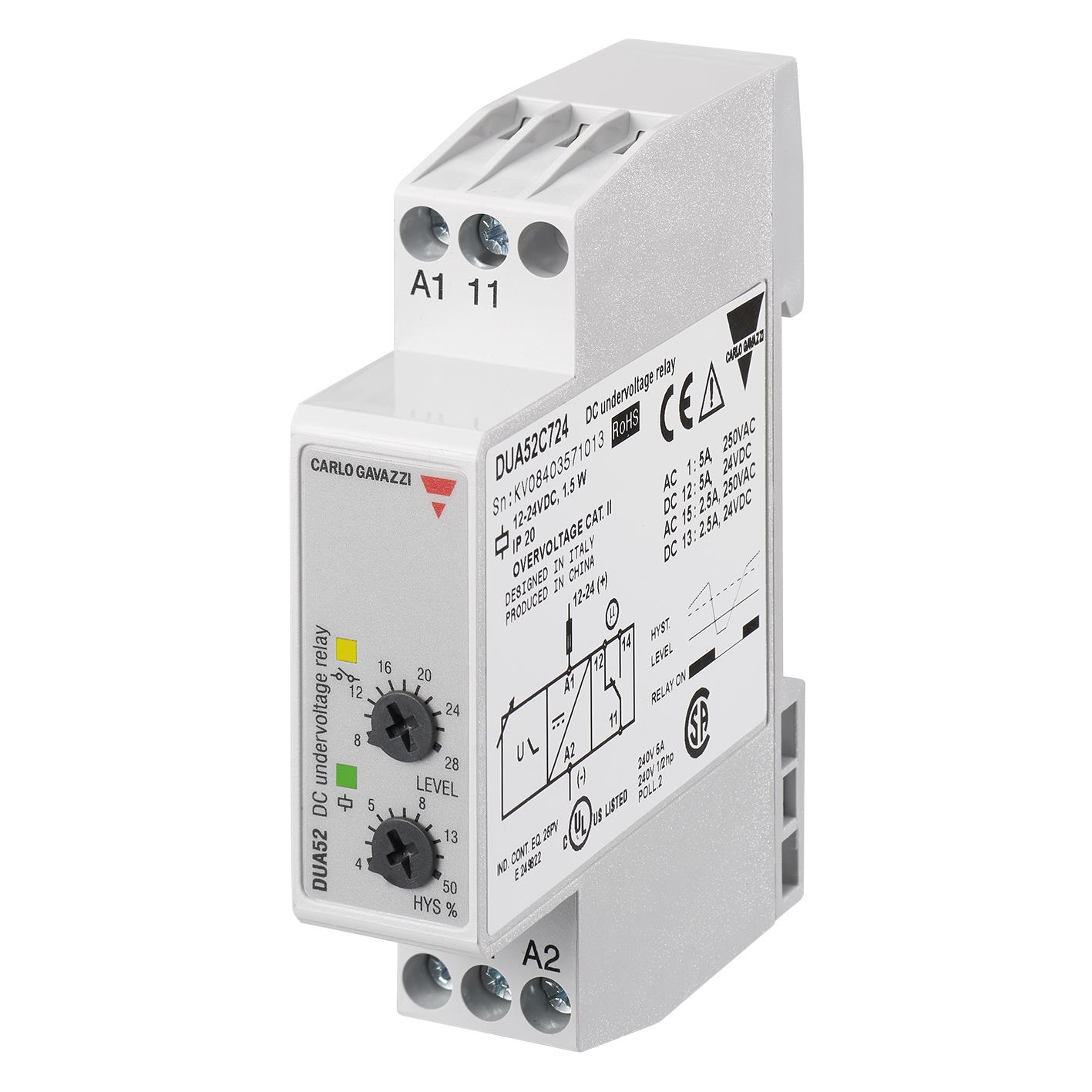 RELAY MONITOR UNDER VOLT 8-28DC