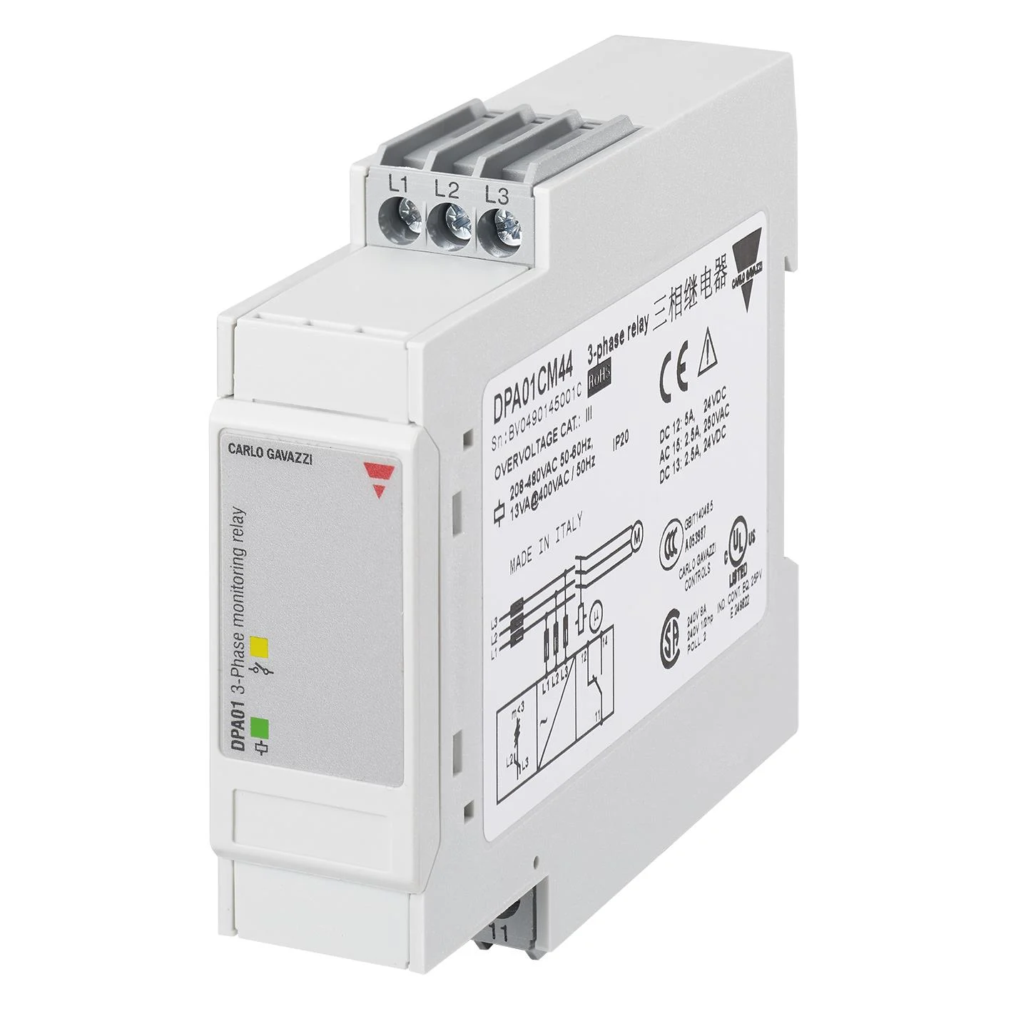 RELAY MONITOR 3PHASE 380-600