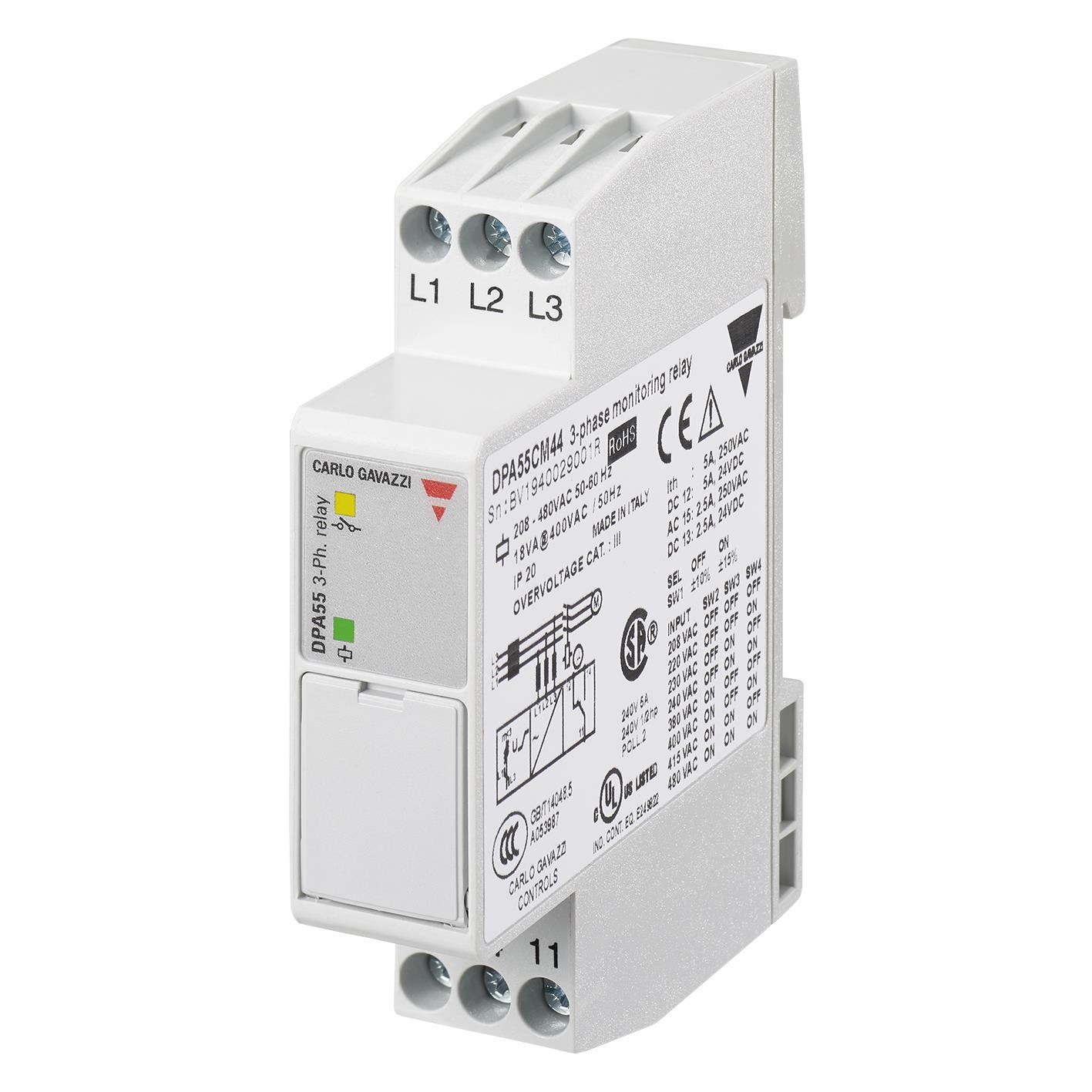 3PHASE VOLTAGE MONITOR RELAY