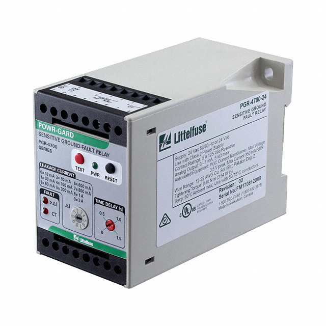 SENS GRND FAULT RELAY 24VDC SUP