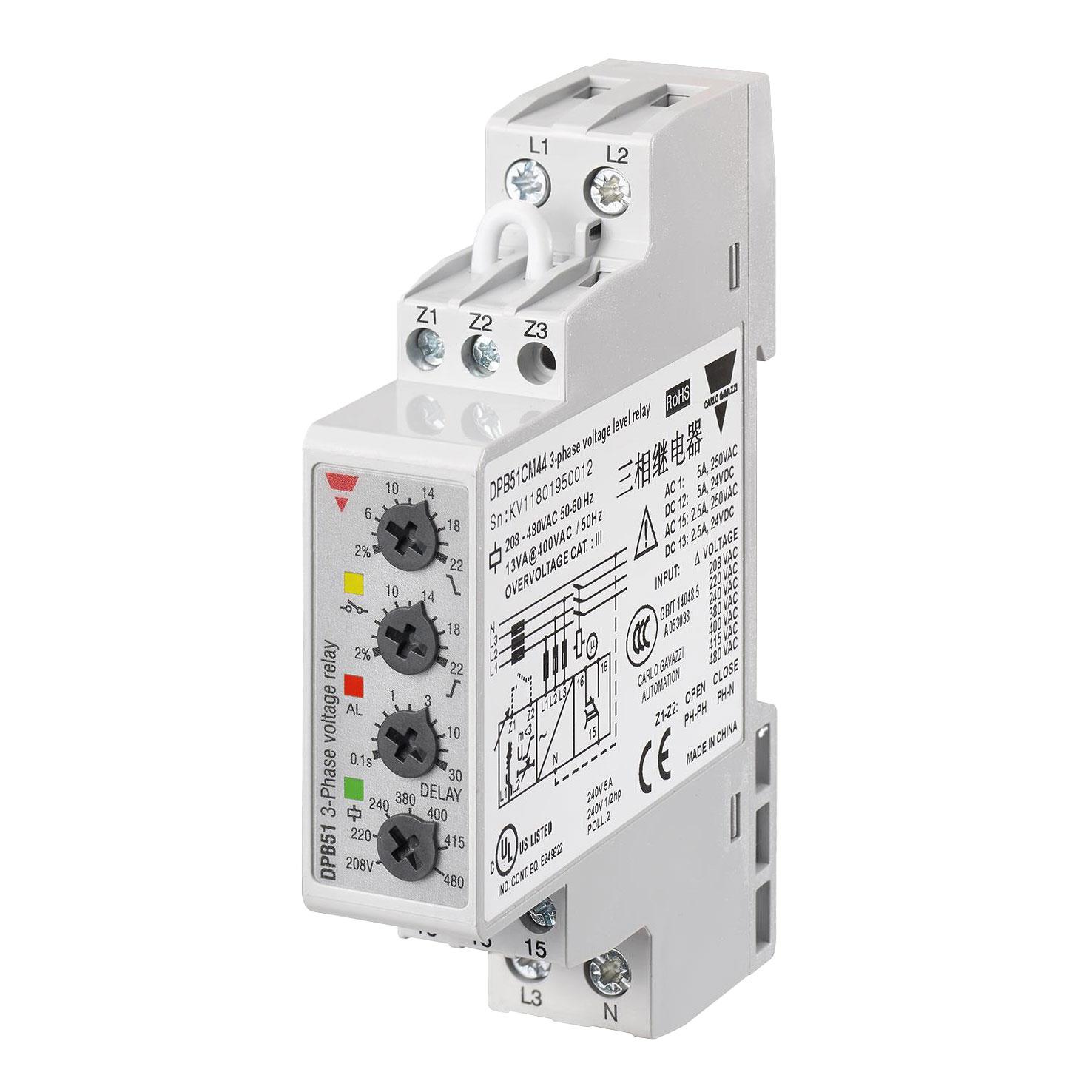 3-PHASE VOLTAGE LEVEL RELAY REV.