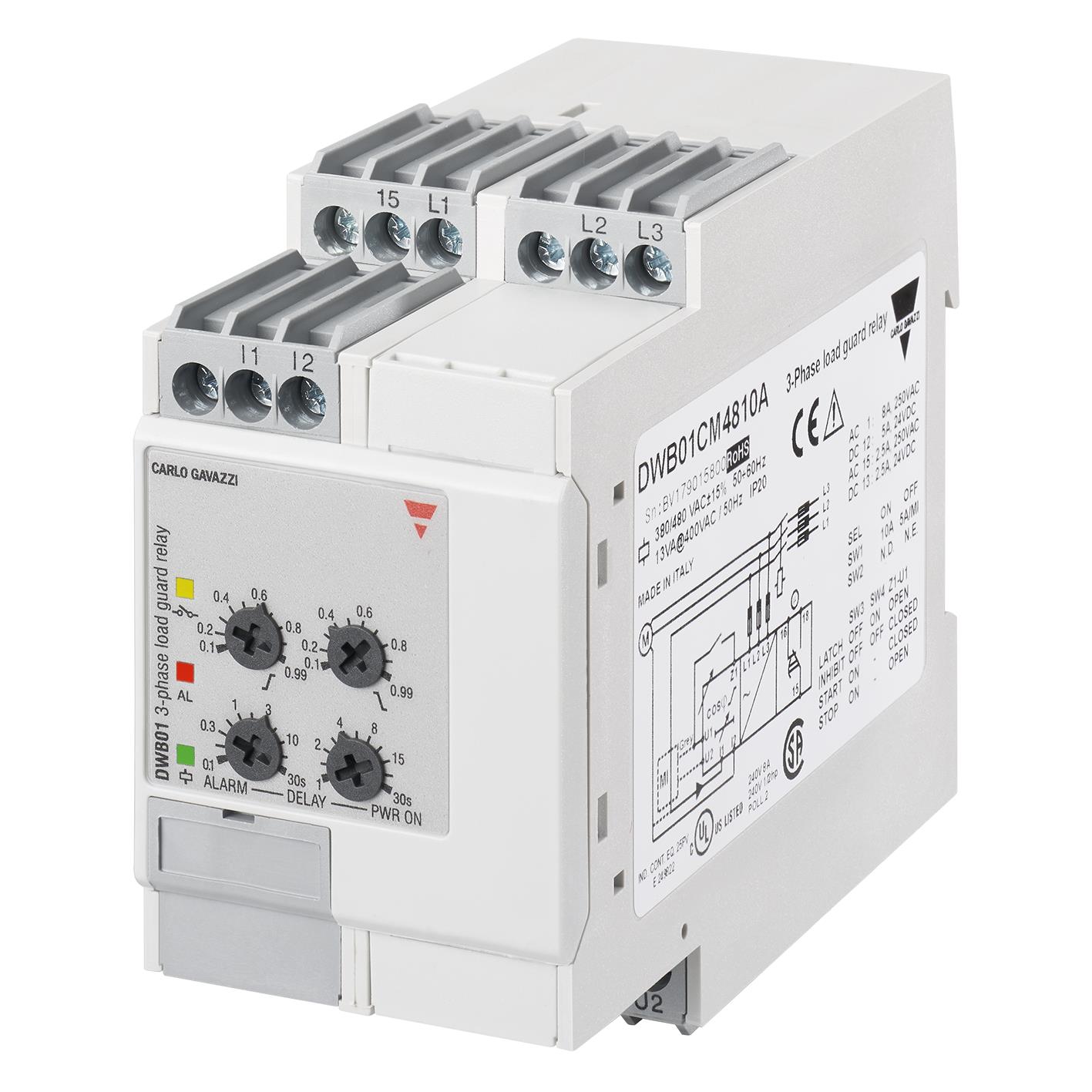480VAC 1-PH 3-PH POWER FACTOR RL