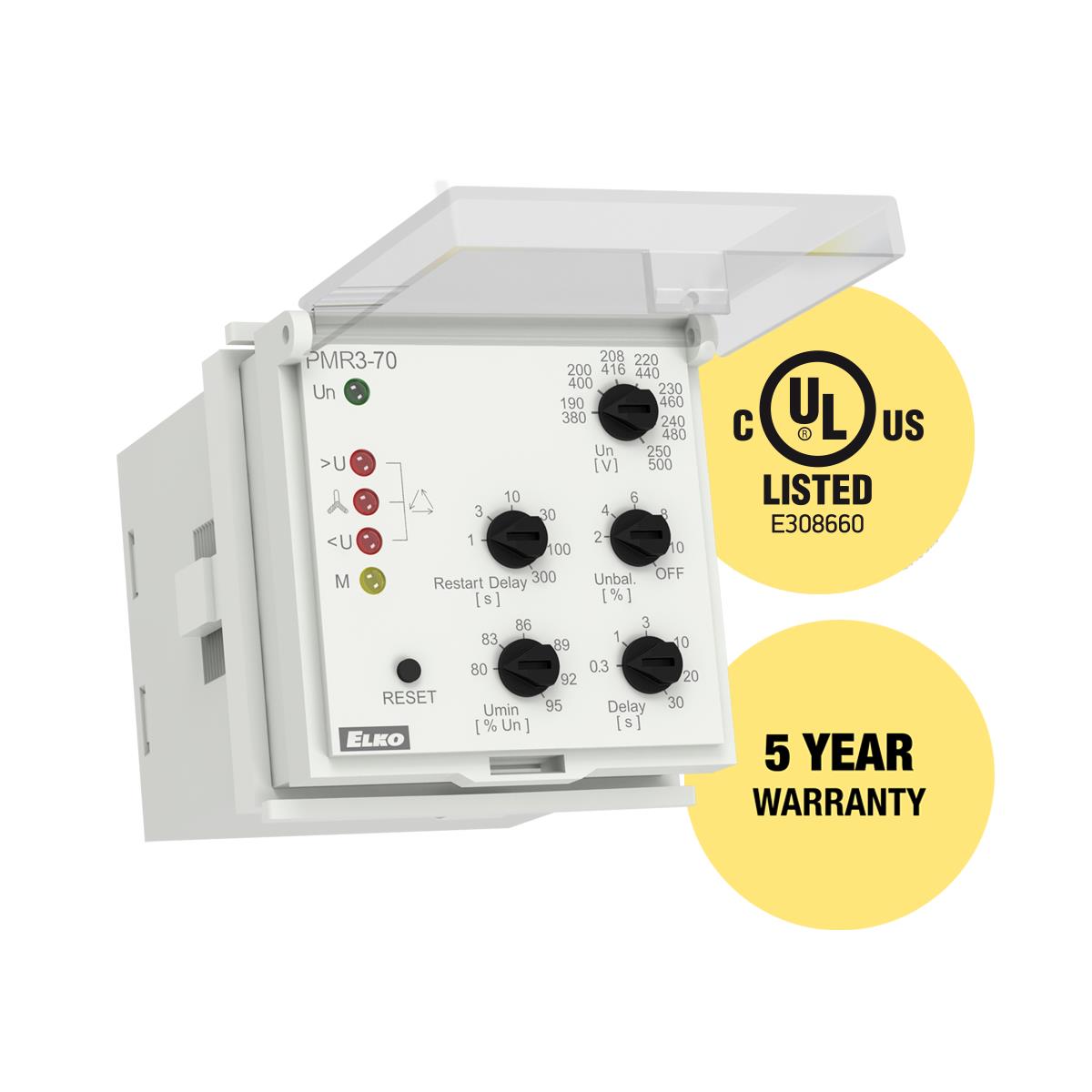 SOCKET 3P VOLT MON ADJ 190-500V