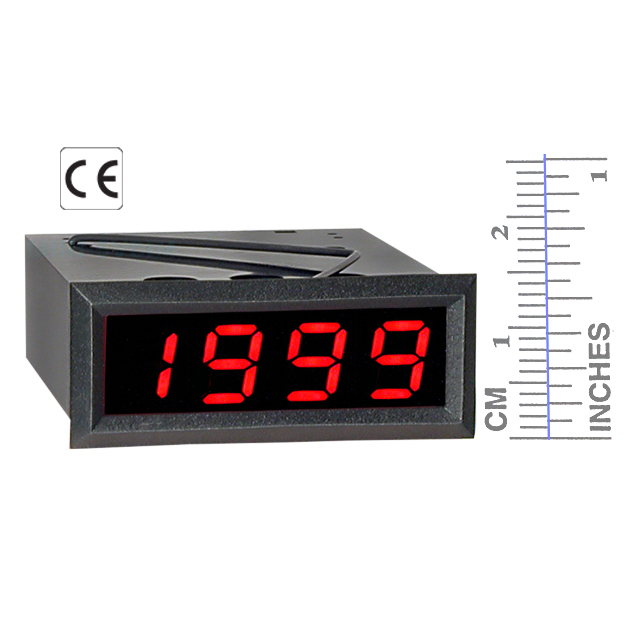 VOLTMETER 2VDC LED PANEL MOUNT