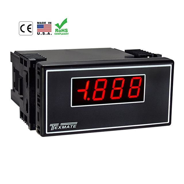 VOLTMETER 200MVDC LED PANEL MNT
