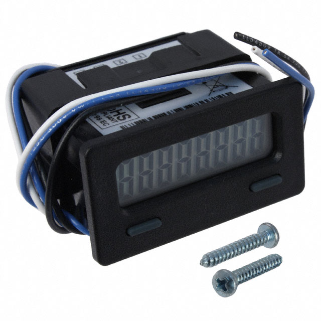 COUNTER LCD 8 CHAR PANEL MOUNT