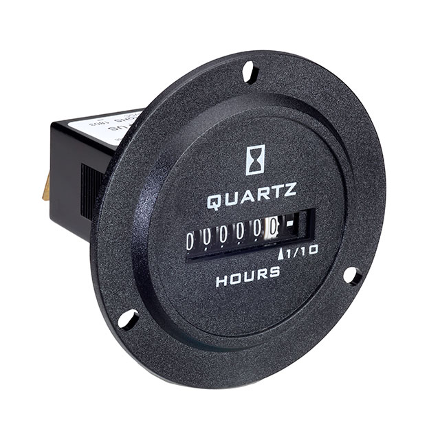HOURMETER 10-80 VDC 3-HOLE