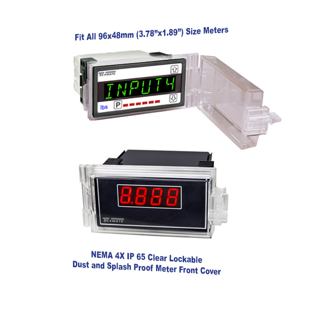 96x48mm (3.78"x1.89") clear Lock