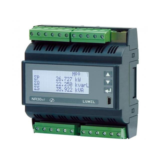 AMMETER/VOLTMETER LCD DIN RAIL