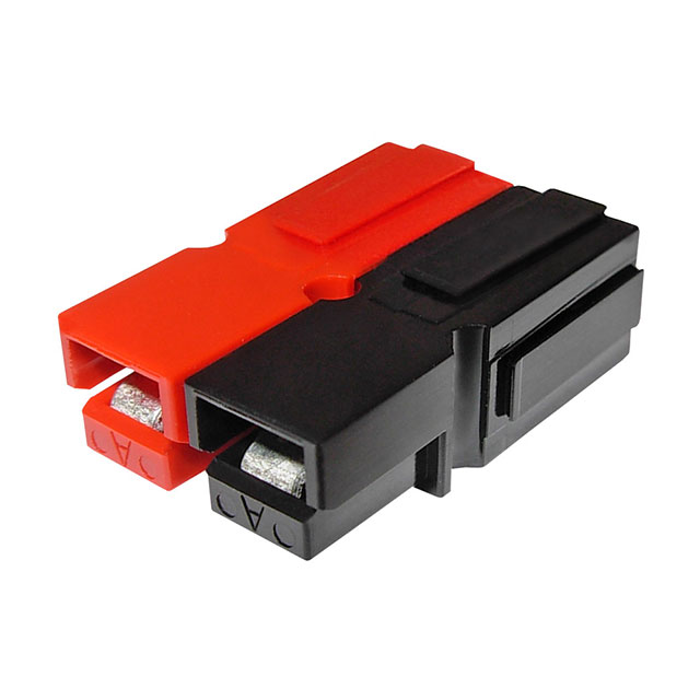 CONN HSG 2POS BLK/RED